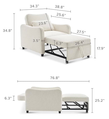 4-in-1 Convertible Comfort Chair