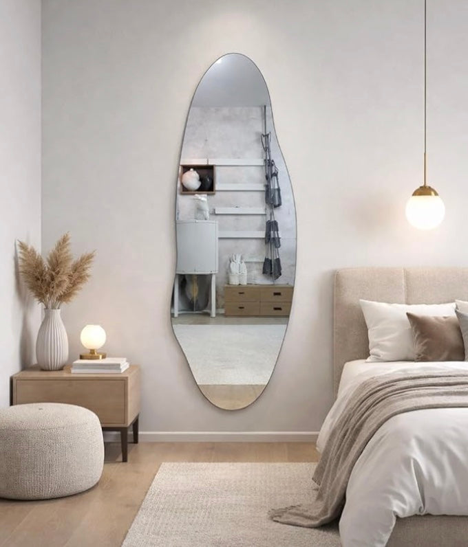 Organic Full-Length Wall Mirror – 115 × 40 cm