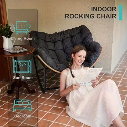 Luxury Rocking Moon Chair Ultra Comfortable for Indoor & Outdoor Use